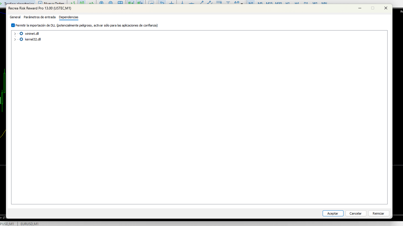 Captura: ea dependencias dll